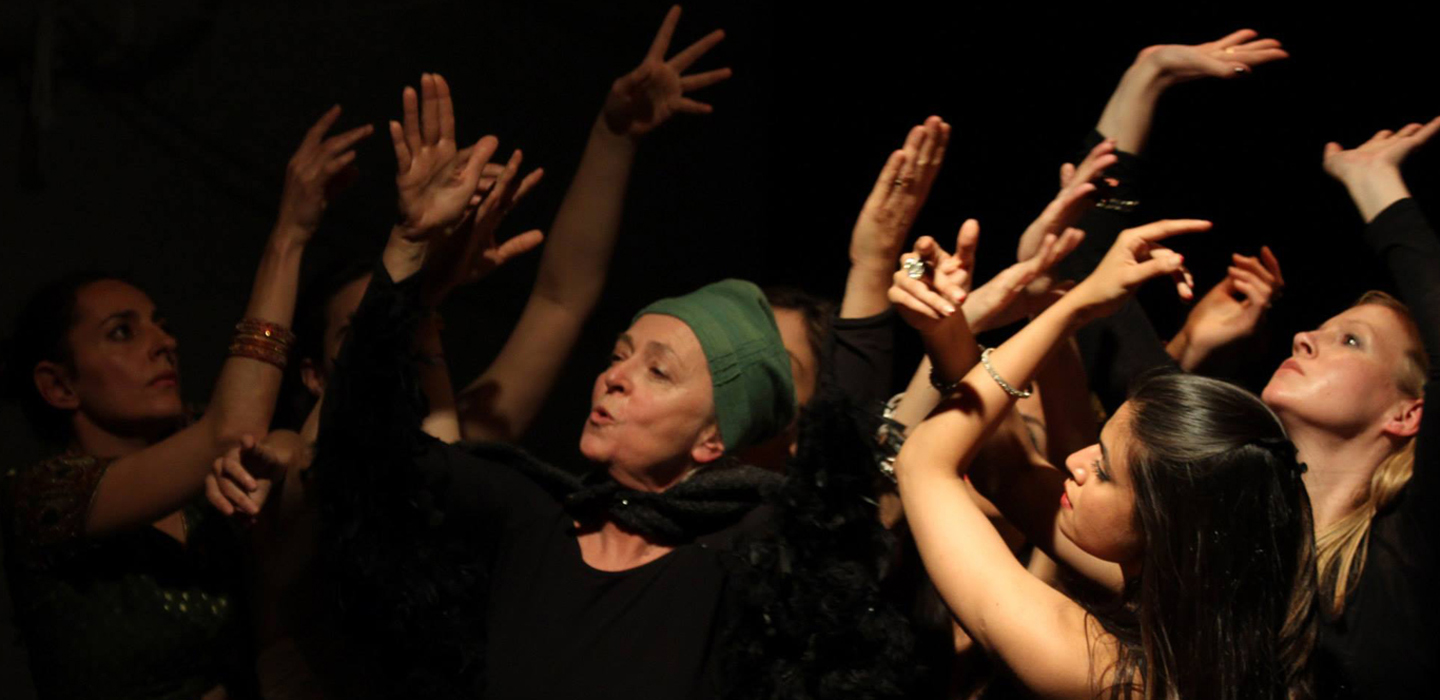 Stage scene from Arabian Nights Performance at HB Playwrights Theatre