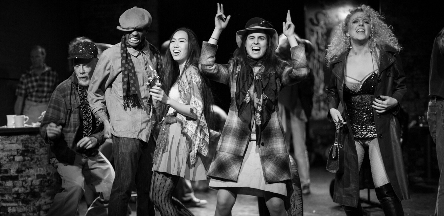 Stage scene from Balm in Gilead Production at HB Playwrights Theatre