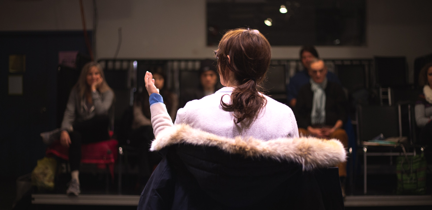 Acting scene study class at HB Studio